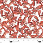Blank Quilting - Seaside Boil - Lobster Allover, White