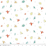 Riley Blake - Happy at Home - Birds, White