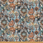 Hoffman California - Petal and Twist - Damask, Rusty