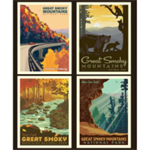 Riley Blake - National Parks - 36^ Smoky Mountains Pillow Panel, Smoky