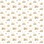 Northcott - Little Builders - Trucks, White