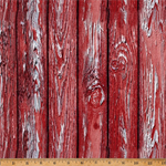 Hoffman California - Frosted Holidays - Weathered Wood, Red