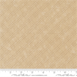 Moda - Quail Run - Stitched Plaid Checks, Tonal Tan