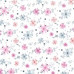 Michael Miller - Minky Prints - Stars, White