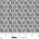 Studio E - Sweet Licorice - Mini Hexies, White