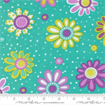 Moda - Pick Me - Flower Power, Aqua