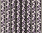 Wilmington Prints - Blackberry Bramble - Border Stripe, Purple