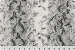 Shannon Fabrics - Luxe Cuddle - Snowy Owl, Black