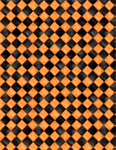 Wilmington Prints - Spooky Tails - Diamond Texture,  Orange