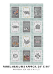 Benartex Artistry - Chalk Barn - 24^ Chalk Barn Panel, Teal