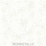 Clothworks - 108^ Laurel Burch Digital - Glitter, White