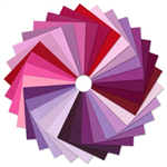 Robert Kaufman - KONA BOM: Color Patchwork Party, Amethyst