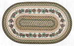 Braided Rug - Needles & Cones, 27^ X 45^ (Oval)