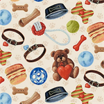 Studio E - Off The Leash - Tossed Dog Toys, Multi