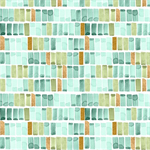 Wilmington Prints - Peony Blossoms - Swatches, White/Teal