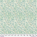 Free Spirit - Morris & Co - Willow Boughs, Teal/Cream