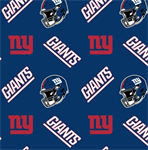 Fabric Traditions - NFL Fleece - New York Giants, Blue