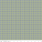 Riley Blake - Christmas Greetings - Plaid, Sage