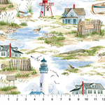 Northcott - Atlantic Coast - Coastal Scene, White