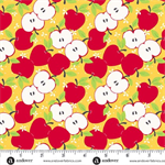 Andover Fabrics - Back To School - Apples, Sunshine