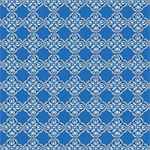 Benartex Traditions - Bluesette - Diamond Medallion, Ocean Blue