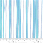 Moda - Confetti - Wonky Stripe, Turquoise