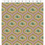 Clothworks - Bohemian Chic - Medallions, Light Eggplant