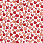 Quilting Treasures - Under The Sea - Bubble Toss, Red