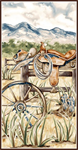 Henry Glass - Western View - 24^ Western Panel, Multi