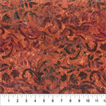 Northcott - Banyan Batiks Changes in Seasons - Swirls, Rust