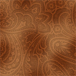 Benartex Kanvas - 108^ Radiant Paisley, Saddle Brown