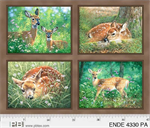P & B Textiles - Endeering - 36^ X 42^ Deer Panel