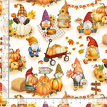 Timeless Treasures - Harvest - Fall Gnomes, Autumn