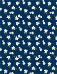Wilmington Prints - Sunlit Serenade - Small Floral, Navy