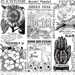 Riley Blake - Sewing Seeds III - Garden Blender, White