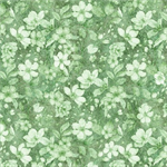 Quilting Treasures - Hunny Bunny - Tonal Green, Green