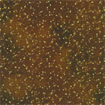 Robert Kaufman - Mixed Metallics - Dots w/Gold Metallic Dots, Espresso