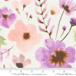 Moda - Blooming Lovely - Posy Watercolor Floral, Cream