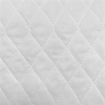 Fabri Quilt - Quilted Fabric - Muslin Single-Sided, White