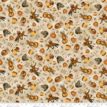 Henry Glass - Hello Pumpkin - Fall Motif Toss, Beige