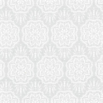 Robert Kaufman - Light as Air - Damask Design, White