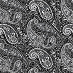 Blank Quilting - 108^ Shelby - Paisley, Charcoal