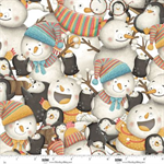 Blank Quilting - Snowmates - Packed Characters, Multi