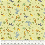 Windham - King of the Jungle Flannel - A Day of Play, Olive