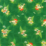 Robert Kaufman - Fernwood Friends - Mushrooms, Fern