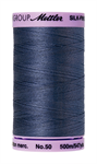 Mettler Thread - Silk-Finish 100% Cotton - 547 yds; 50 Wt. Blue Shadow