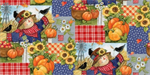 Springs Creative - Harvest - Scarecrow Patchwork, Multi