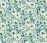 Northcott - Whisper - Packed Seed Pods, Medium Teal