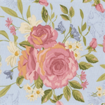 Moda - My Secret Garden - Grandmas Rose, Sky