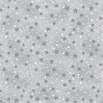 A.E. Nathan - Comfy Flannel Prints - Small Stars, Gray